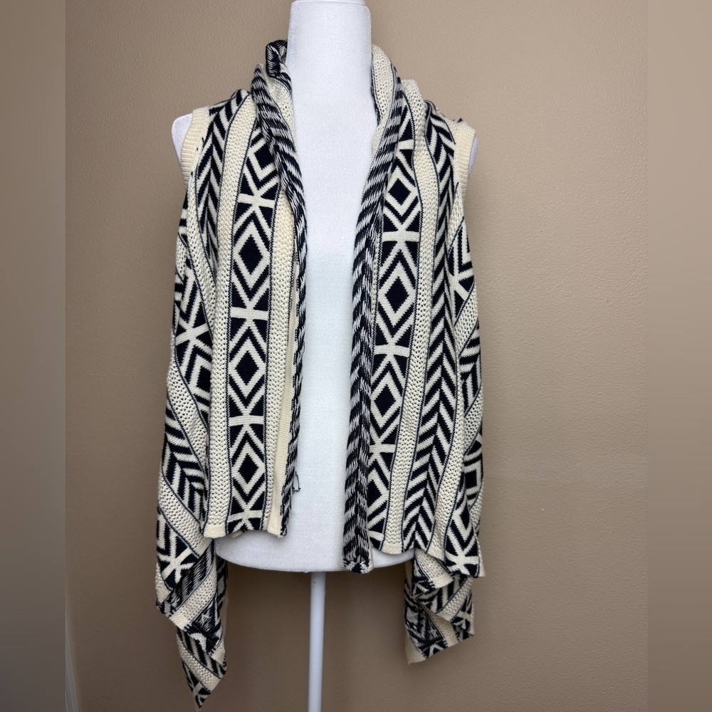 Woolrich Women’s Long Knit Open Cardigan Size XL